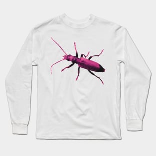 Pink Beetle Wharf Borer Long Sleeve T-Shirt